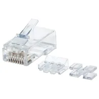 Intellinet 790666 cabluri conectoare RJ45 Transparente