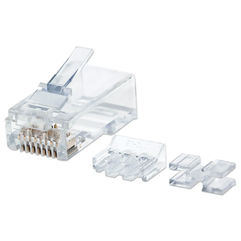 Intellinet 790536 cabluri conectoare RJ45 Transparente
