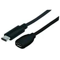 Manhattan 353335 cabluri USB 0,15 m USB 2.0 Micro-USB B USB C Negru