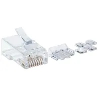 Intellinet 790550 cabluri conectoare RJ45 Transparente