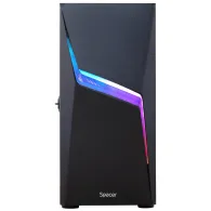 Carcasa  spacer - gaming middle tower atx thunder fara sursa usa sticla securizata (balama) usb 2.0 x 2 usb 3.0 x 1 jack 3.5mm x