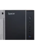 Carcasa  spacer - gaming middle tower atx strike fara sursa sticla securizata usb 2.0 x 2 usb 3.0 x 1 psu shroud black spcs-gc-s