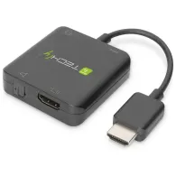 Techly IDATA HDMI-VGA8 adaptor pentru cabluri video Negru
