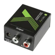Techly IDATA SPDIF-3 adaptor mufă cablu Multiconnection RCA Negru