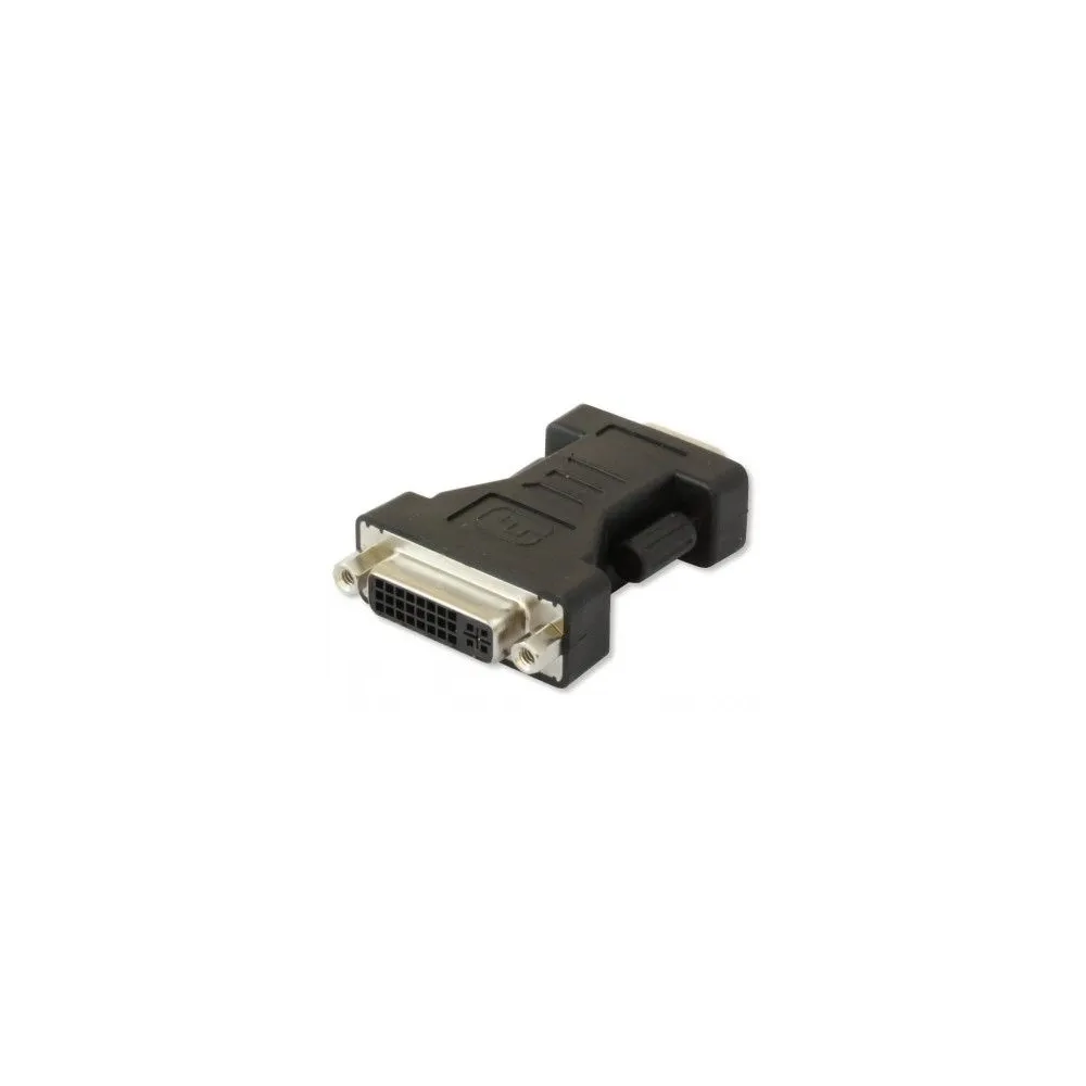 Techly 304451 adaptor mufă cablu DVI-A VGA Negru