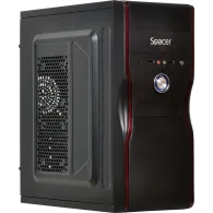 Carcasa  spacer middle tower atx new mercury 500 (250w for 500w desktop pc) usb 2.0 x 2 jack 3.5mm x 2  spc-new mercury Spacer -