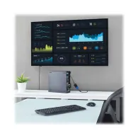 Techly HDMI - VGA+3.5mm+Micro USB B M F 0,15 m Negru