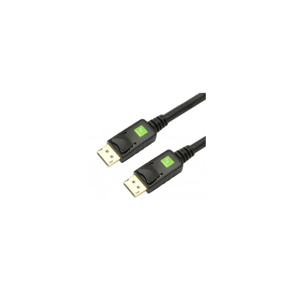 Techly 304291 cablu DisplayPort 2 m Negru