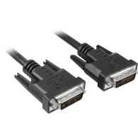Techly 1.8m DVI-I cablu DVI 2 m Negru