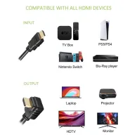 Techly 2m HDMI cablu HDMI HDMI Tip A (Standard) Negru