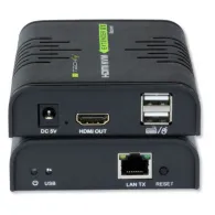 Techly IDATA HDMI-KVM2 extender KVM Transmițător și receptor