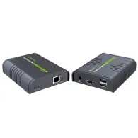 Techly IDATA HDMI-KVM2 extender KVM Transmițător și receptor