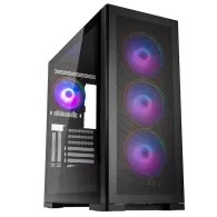 Unity meshbay argb mid-tower negru