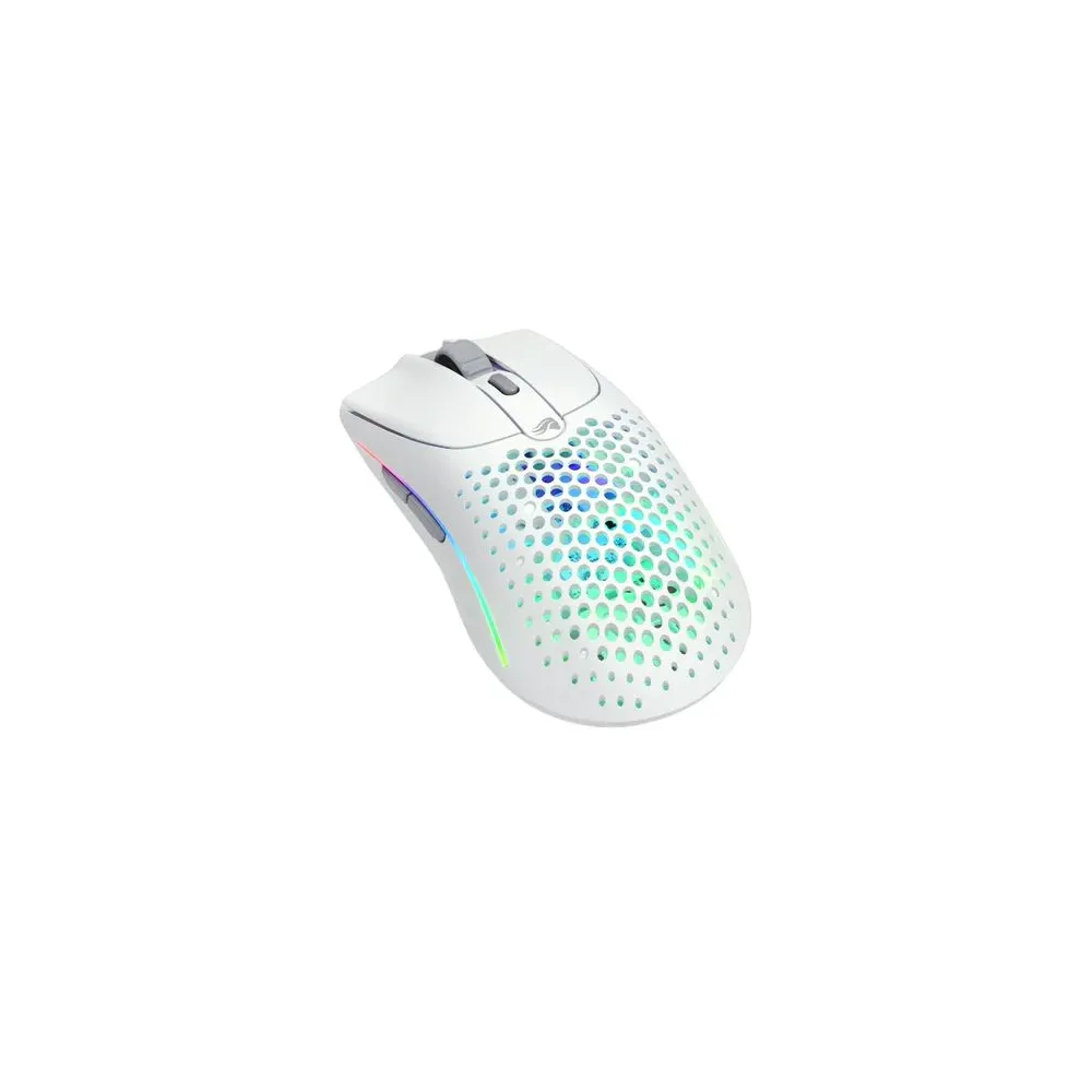 Mouse Glorious PC Gaming Race, Optic, Bluetooth, 26.000dpi, Alb