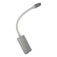 Adaptor Spacer SP-CM-DPF-01, Displayport - USB-C, silver, 15cm