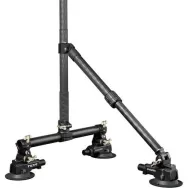 Insta360 triple suction cup car mount material fibra de carbon