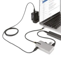 StarTech.com HB31C3A1CDPPD3 hub-uri de interfață USB 3.2 Gen 2 (3.1 Gen 2) Type-C 10000 Mbit s Argint