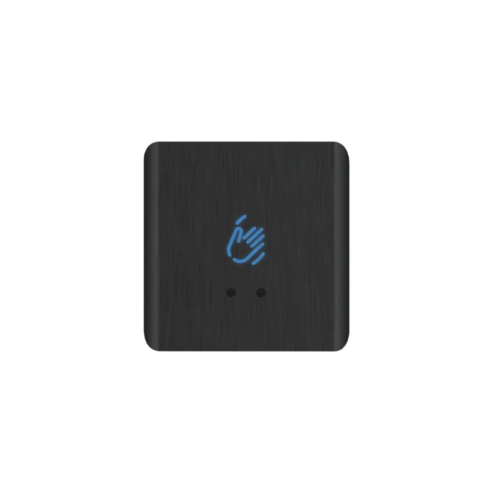Buton de iesire touchless ajustabil aluminiu negru