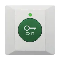 Buton de iesire din plastic profil ingust led buzz