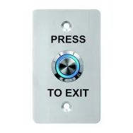 Buton de iesire montaj ingropat inox led no-nc-com