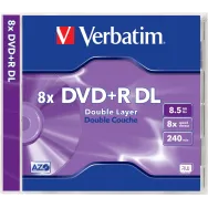 Verbatim 43540 DVD-uri blank 8,5 Giga Bites DVD+R 1 buc.