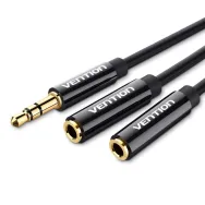 Vention BBSBY accesoriu tip splitter audio Negru