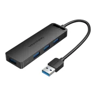 Vention CHLBB hub-uri de interfață USB 3.2 Gen 1 (3.1 Gen 1) Type-A 5000 Mbit s Negru