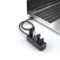 Vention VAS-J43-B100 hub-uri de interfață USB 2.0 480 Mbit s Negru
