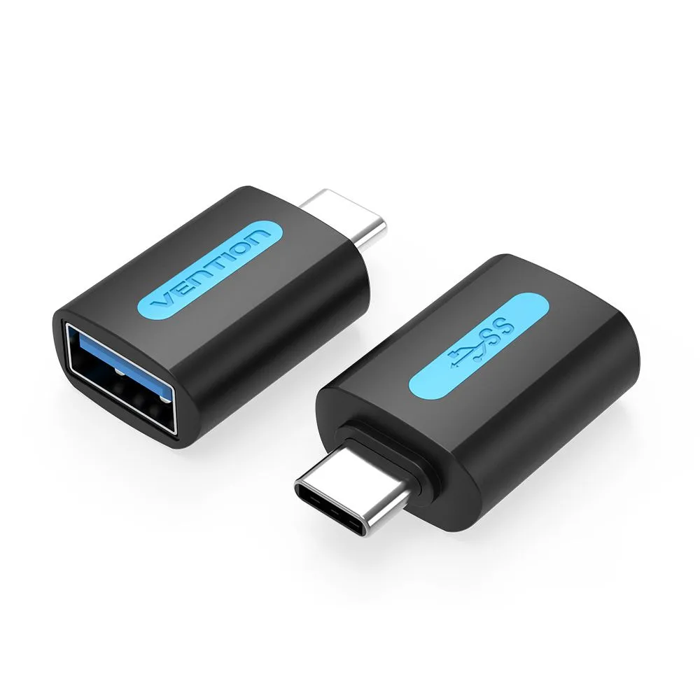Vention CDUB0 adaptor mufă cablu USB C USB A Negru