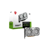 MSI VENTUS GeForce RTX 4060 2X WHITE 8G OC NVIDIA 8 Giga Bites GDDR6