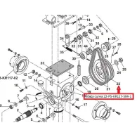 Roata curea pentru Motocoasa cu masa KR117