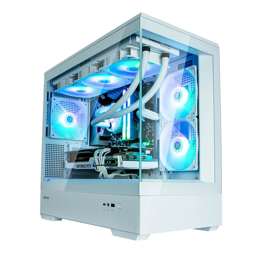 Zalman P30 WHITE carcase PC Mini Tower Alb