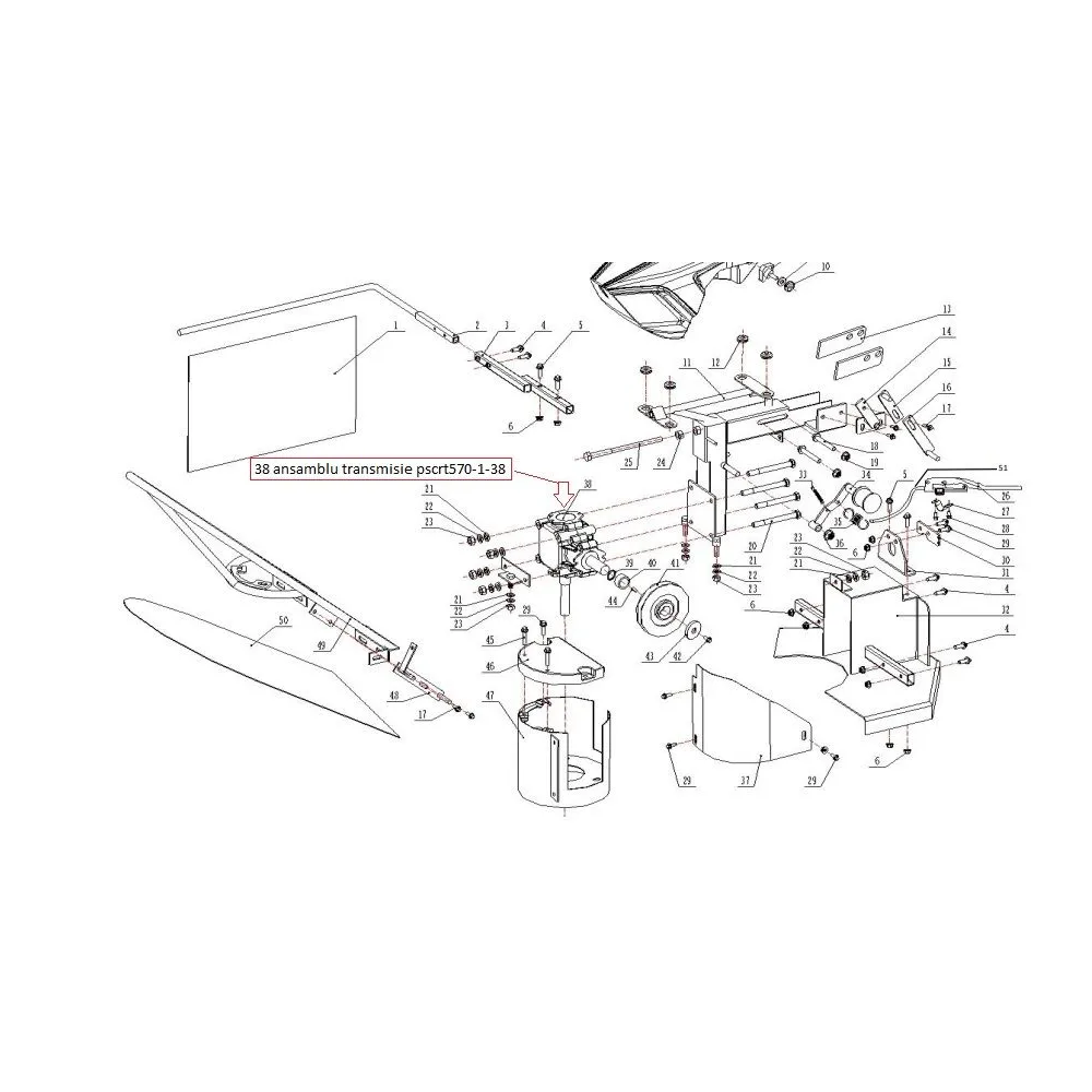 Ansamblu transmisie CRT 570
