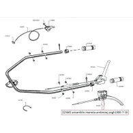 Ansamblu maneta ambreaj Ghepard 1000