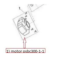 Motor motocoasa DAC 410