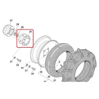 Distantier pentru motocoasa cu masa Ruris KR200