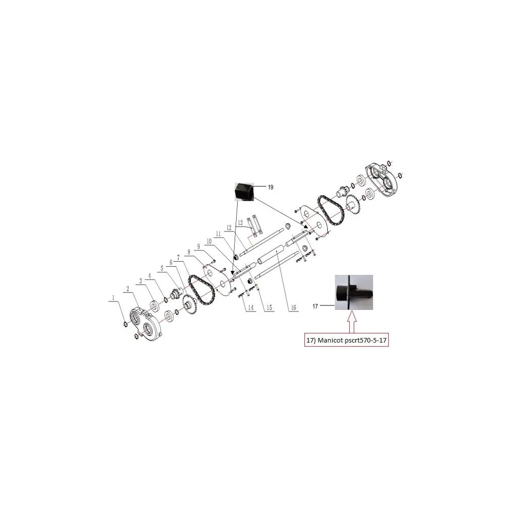 Manicot pentru CRT 570