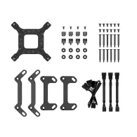 DeepCool LS720S Zero Dark Procesor Răcire lichidă all-in-one 12 cm Negru 1 buc.