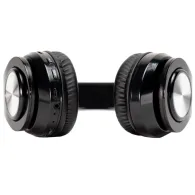 Casti  spacer wireless standard utilizare multimedia smartphone microfon pe casca conectare prin bluetooth 5.0 iluminare rgb neg