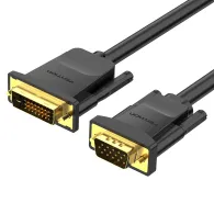 Vention EABBG adaptor pentru cabluri video 1,5 m DVI VGA (D-Sub) Negru