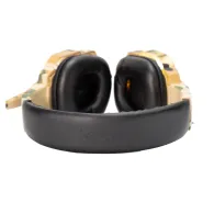 Casti spacer cu fir standard utilizare gaming microfon pe brat conectare jack 3.5 mm x 2 lumina verde camuflaj spgh-camo (includ