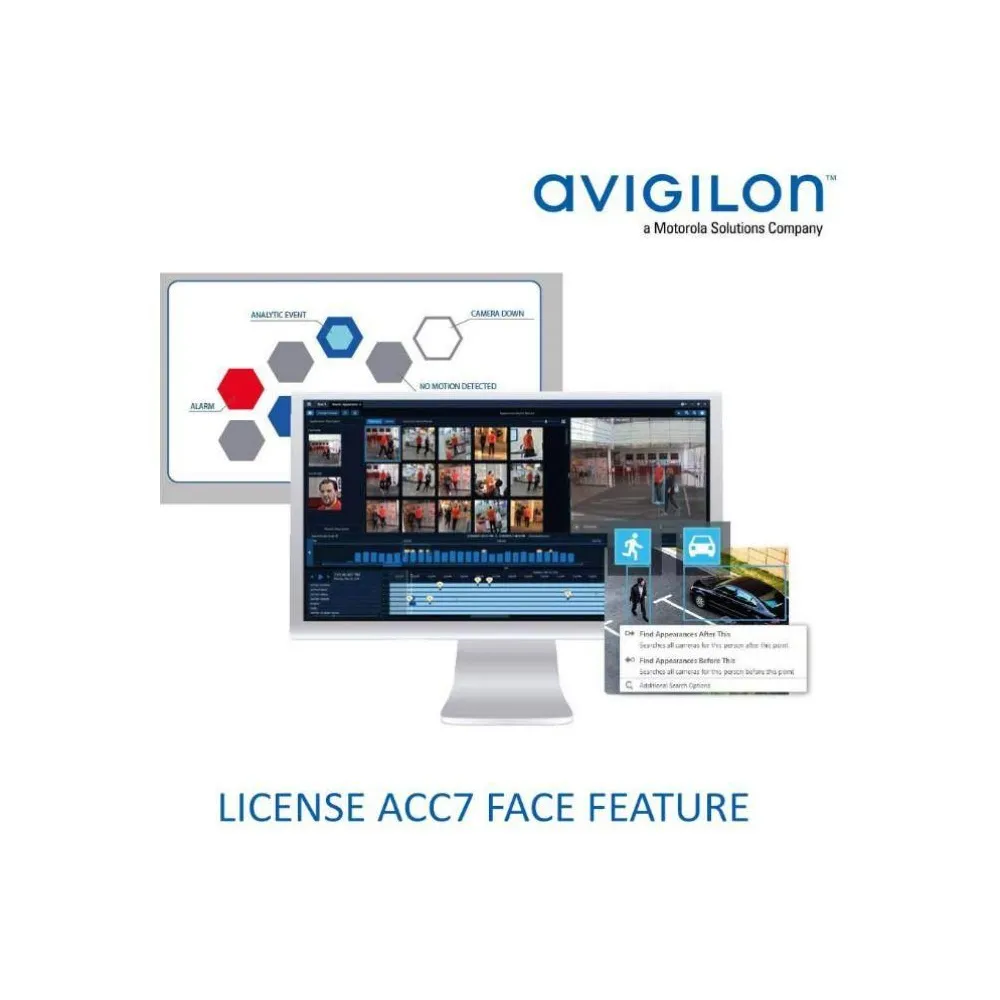 Acc7 face feature channel license - electronic license