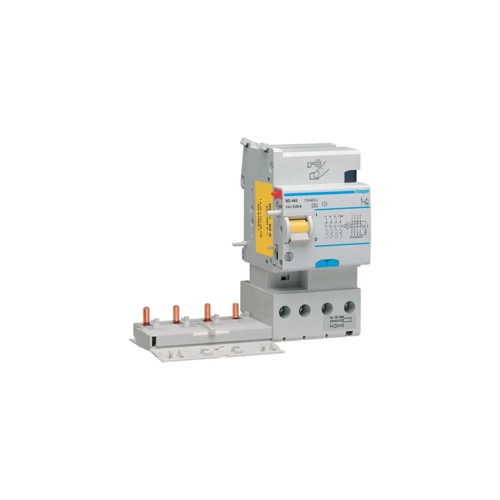 Hager bd463 bloc diferential 4p 63a 30ma