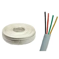 Tc4 cablu telefon 4 intrari 10mmp pvc alb