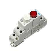 Hager pulsant cu lampa sv 123 230v 0.8w rosu