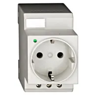 Priza schuko sn11 cu led 2x16a