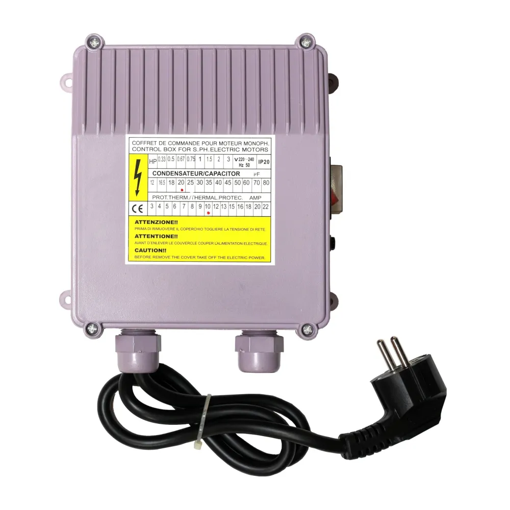 Progarden cutie control pompa 10a 20uf