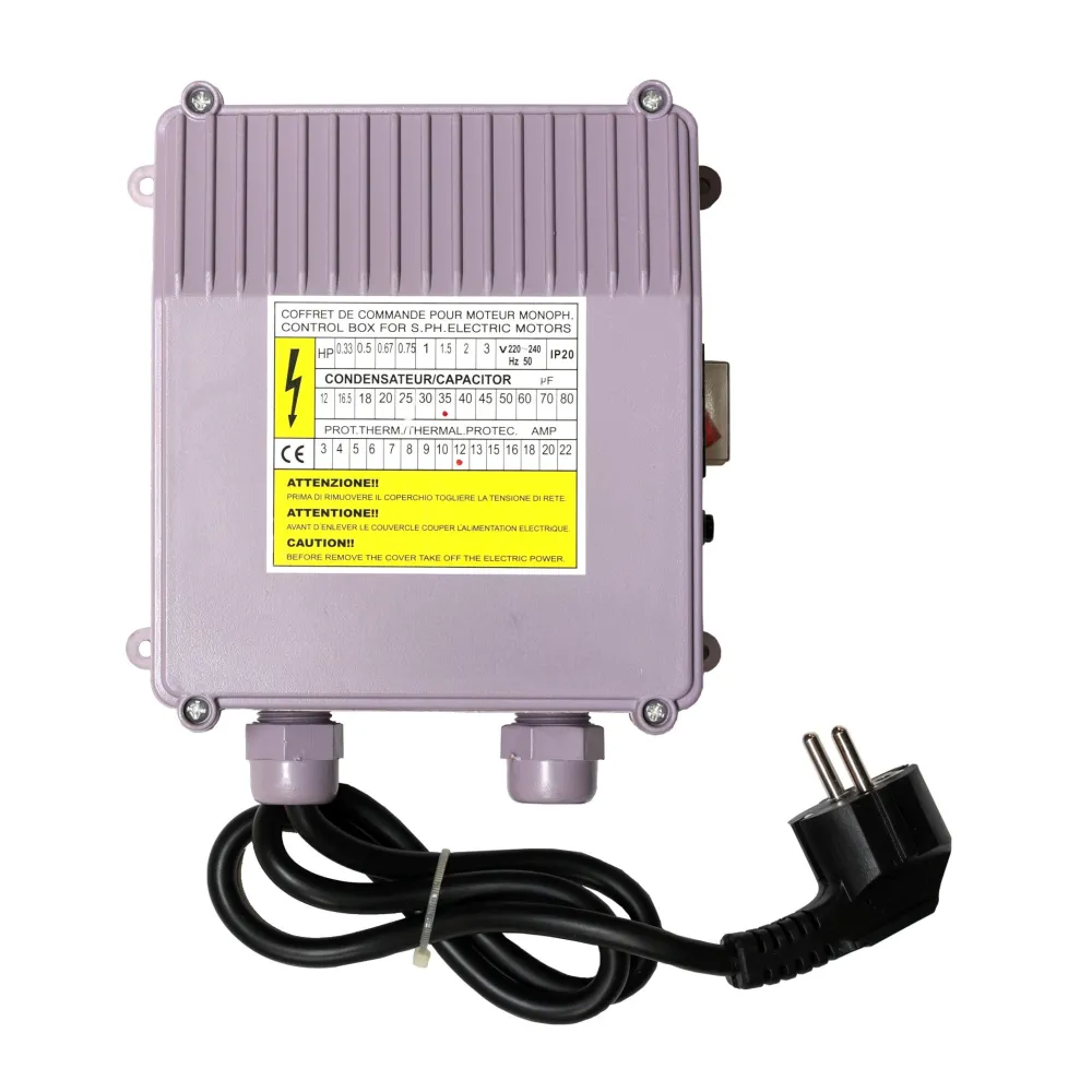 Progarden cutie control pompa 12a 35uf