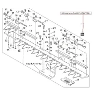 Grup lama fixa pentru motocoasa cu masa KR117