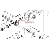 Ax melcat pentru motocoasa cu masa ML907